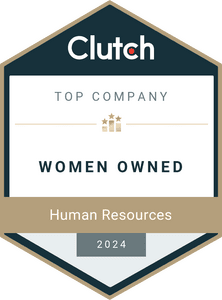 Top Women-owned HR company badge by Clutch